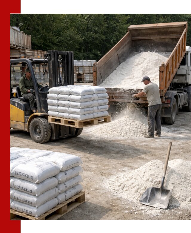 Доставка строительной извести оптом и в розницу в Курганинске