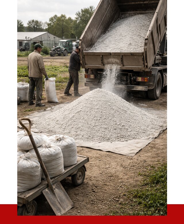 Купить известняковая мука в Курганинске от 4368 р. за куб | ПРОНЕРУДКгн