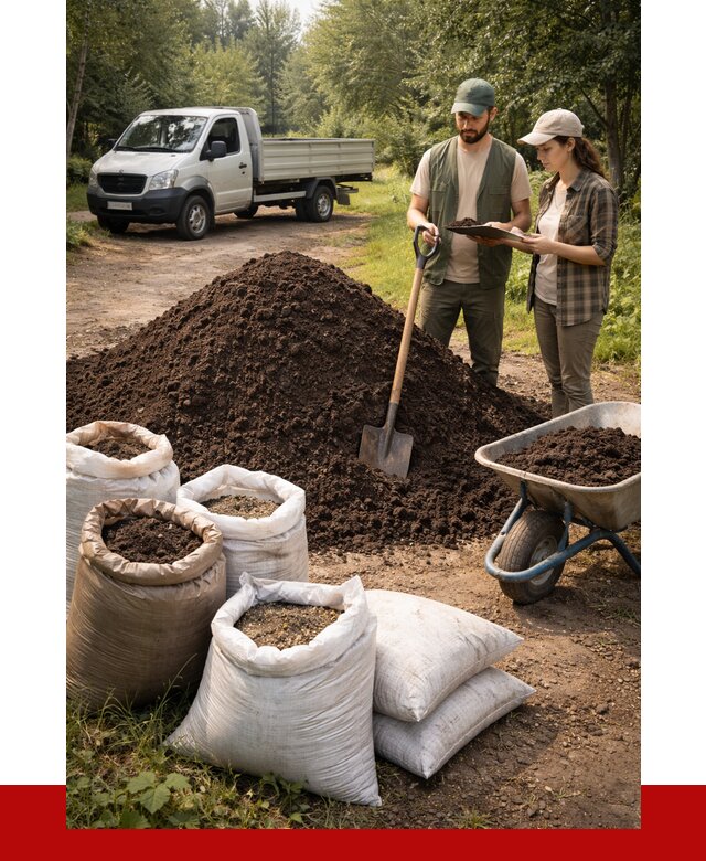 Купить грунт с доставкой в Курганинске от 4680 р. за м3 | ПРОНЕРУДКгн