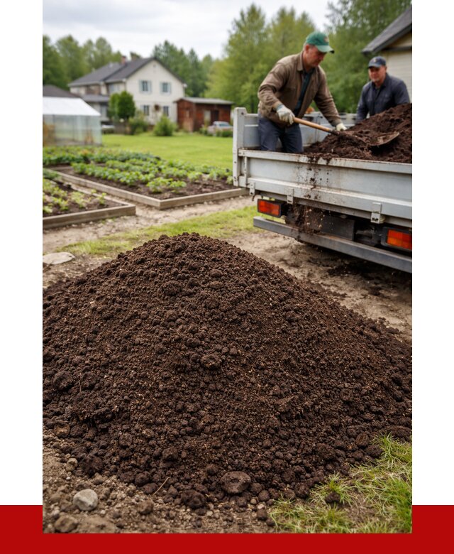 Плодородный грунт в Курганинске с доставкой от 4368 р. | ПРОНЕРУДКгн