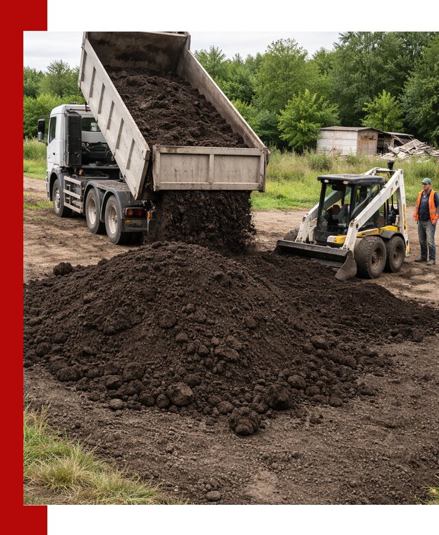 Поставка плодородной земли с доставкой самосвалом в Курганинске
