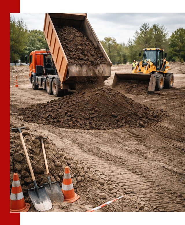 Поставка и доставка планировочного грунта в Курганинске