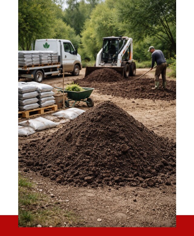 Грунт для озеленения с доставкой в Курганинске от 1872 р. | ПРОНЕРУДКгн