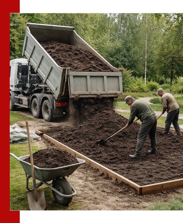 Доставка грунта для озеленения и благоустройства в Курганинске