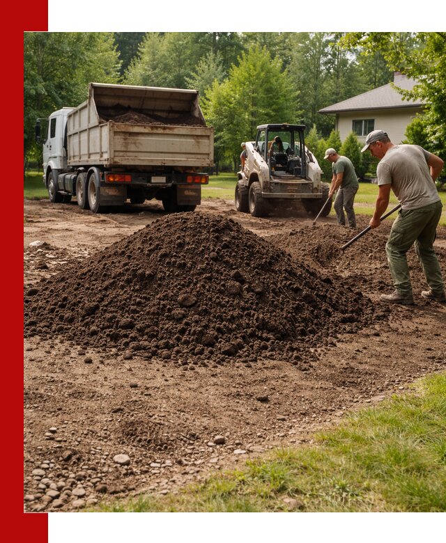 Доставка и укладка грунта для газона в Курганинске