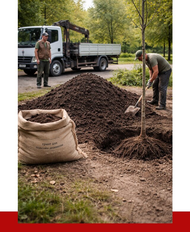 Грунт для посадки деревьев в Курганинске от 1248 р. | ПРОНЕРУДКгн