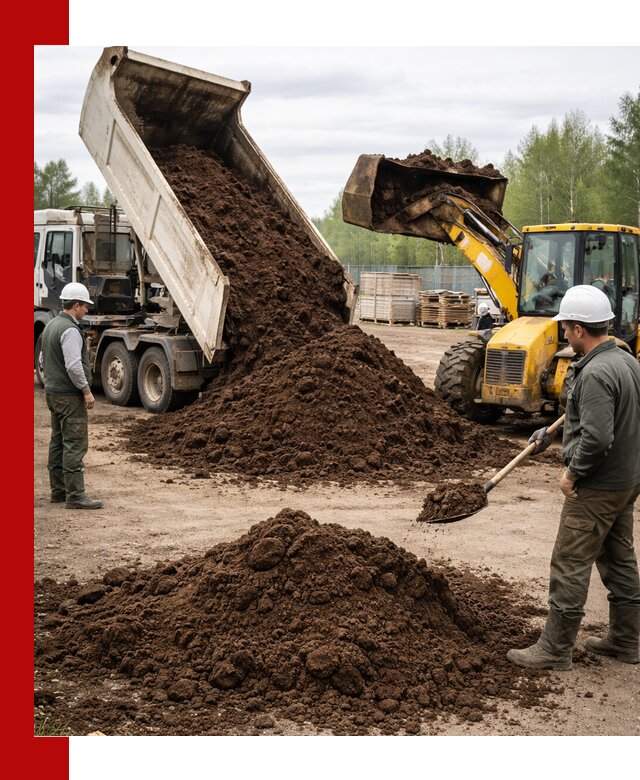 Доставка торфа оптом и в мешках в Курганинске