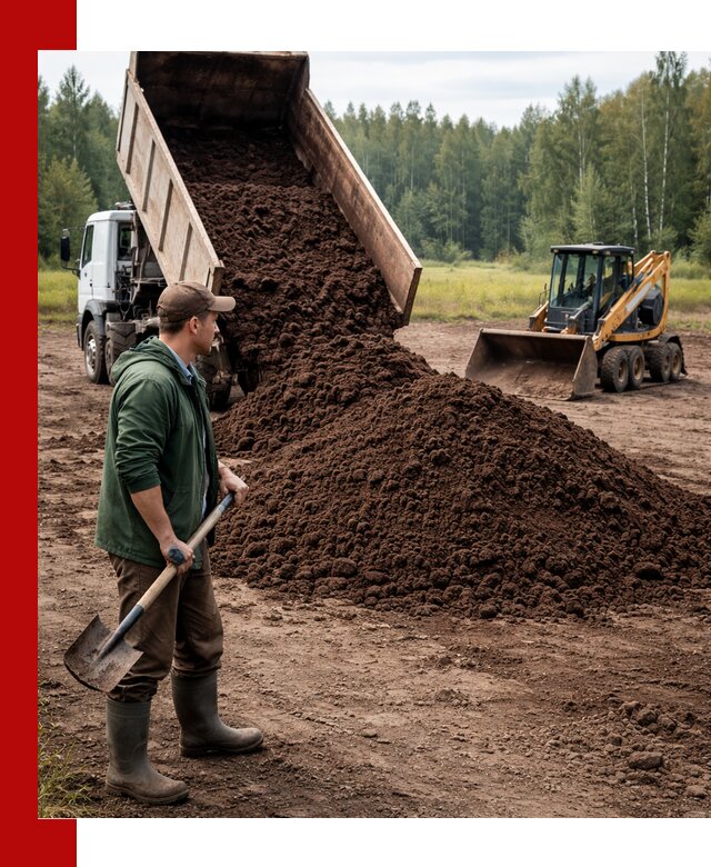 Купить верховой торф с доставкой в Курганинске для садоводства и растений