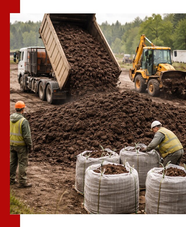 Доставка нейтрального торфа в Курганинске оптом и в розницу