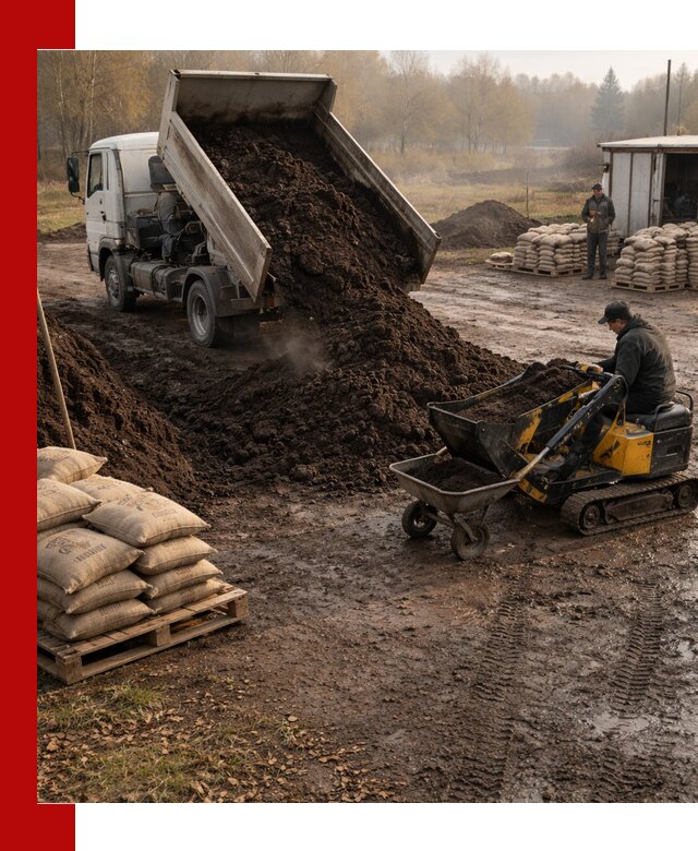 Кислый торф в доставке по выгодным ценам в Курганинске