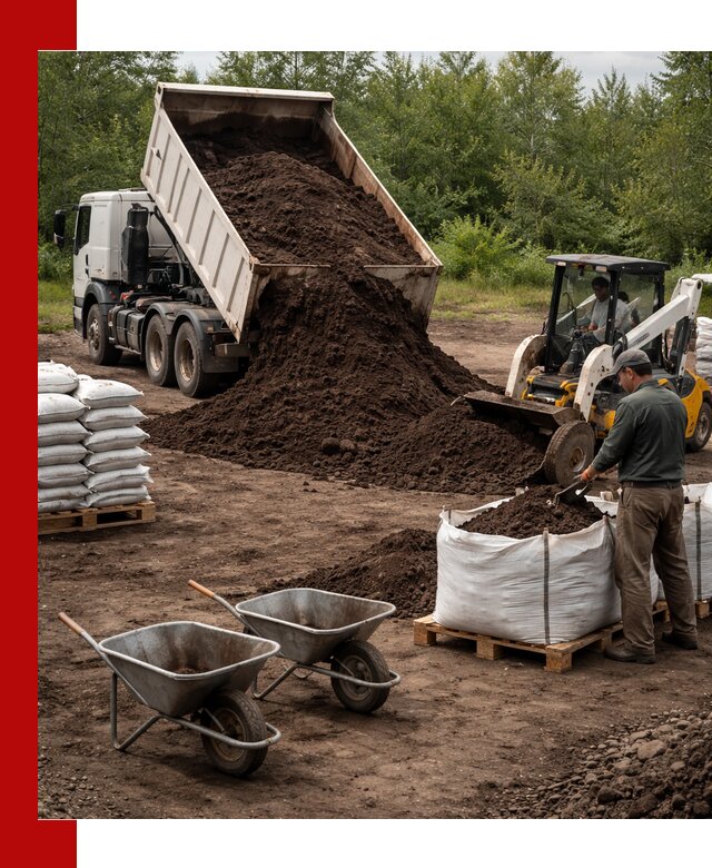 Доставка и продажа торфогрунта в Курганинске оптом и в розницу