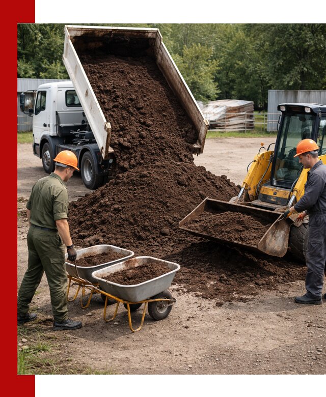 Доставка торфо-земляной смеси в Курганинске для огорода и ландшафта