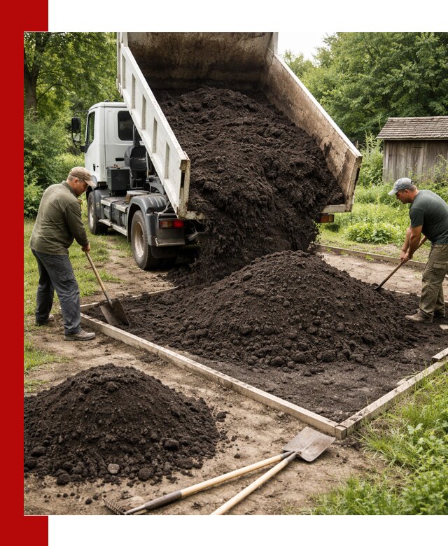 Купить чистый чернозем для огорода с доставкой в Курганинске