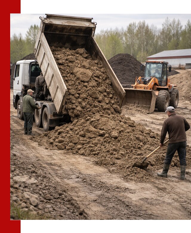 Доставка глин и суглинков в Курганинске оптом и вкрай