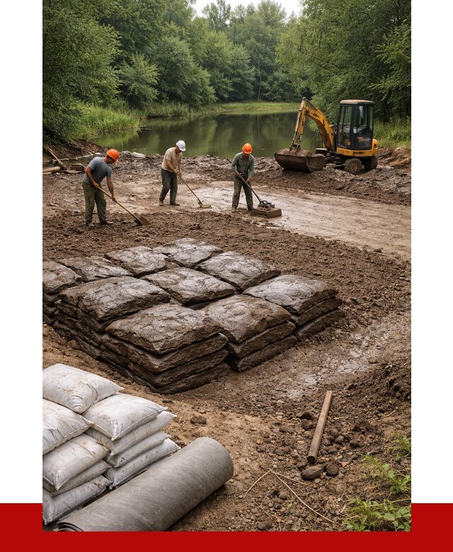 Купить глину для пруда в Курганинске от 4680 р. с доставкой | ПРОНЕРУДКгн