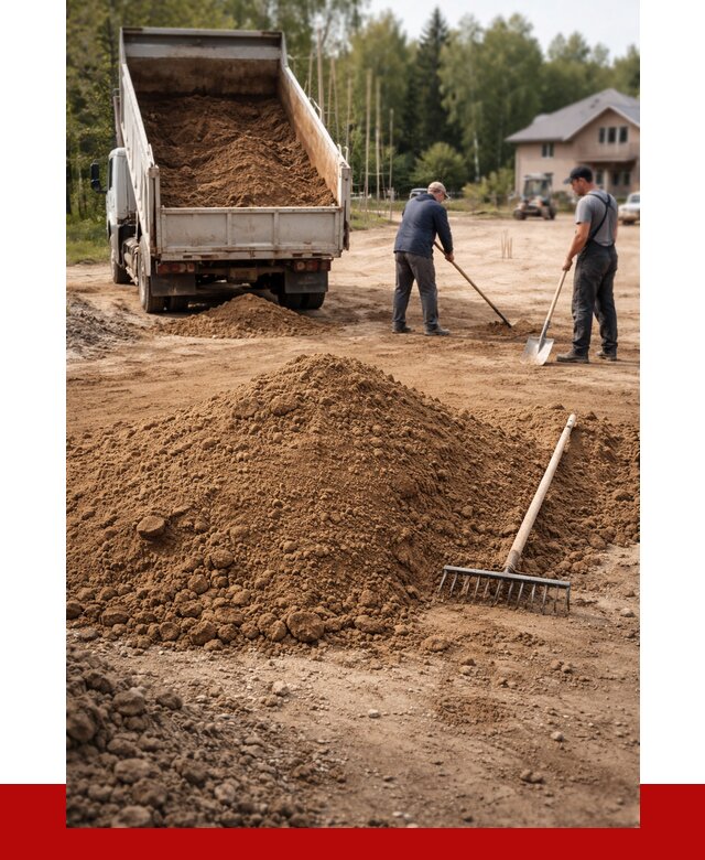 Суглинок для планировки в Курганинске с доставкой от 4368 р. | ПРОНЕРУДКгн
