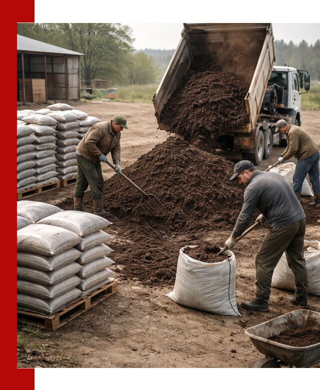 Доставка компоста оптом и в розницу в Курганинске