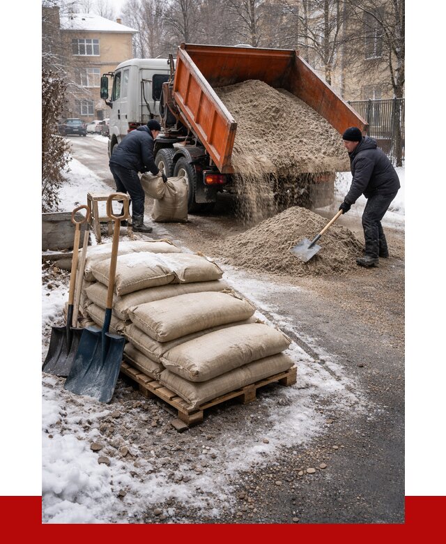 Противогололедные материалы оптом в Курганинске от 4368 р. | ПРОНЕРУДКгн