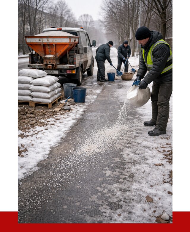 Реагент против гололеда в Курганинске с доставкой от 4680 р. | ПРОНЕРУДКгн