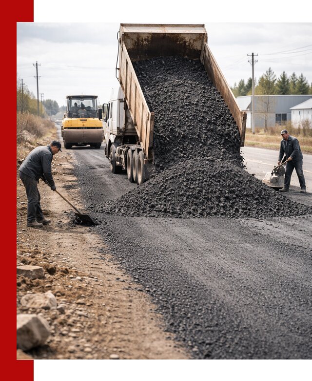 Асфальтовая крошка для дорог в Курганинске — поставка и доставка