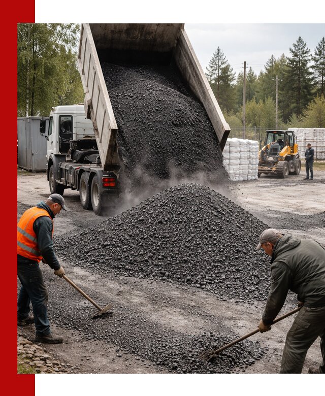 Доставка и продажа асфальтного гранулята в Курганинске