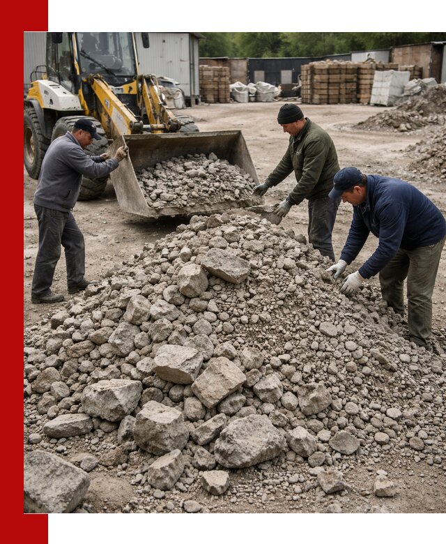 Демонтаж и вывоз бой бетона в Курганинске