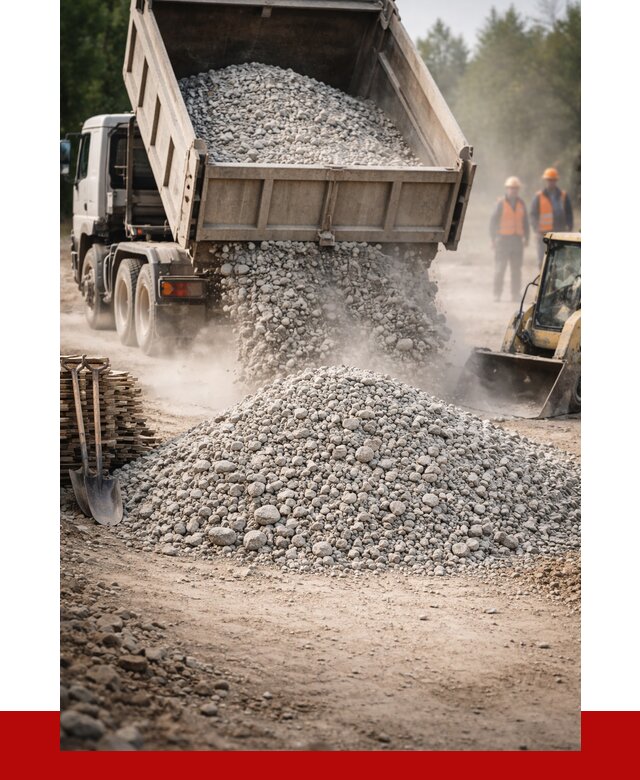 Купить дробленый бетон в Курганинске от 1768 р./куб | ПРОНЕРУДКгн