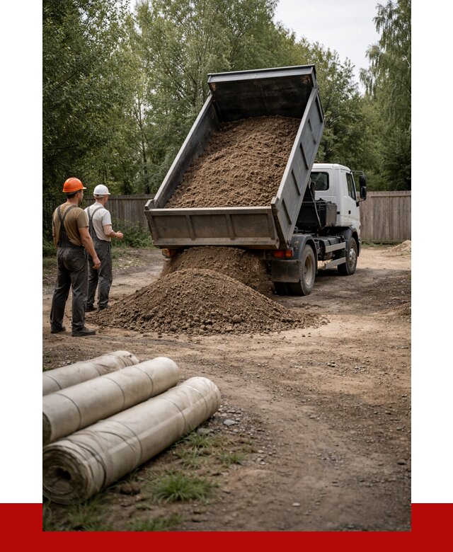 Доставка сыпучих материалов самосвалом в Курганинск от 4368 р. | ПРОНЕРУДКгн