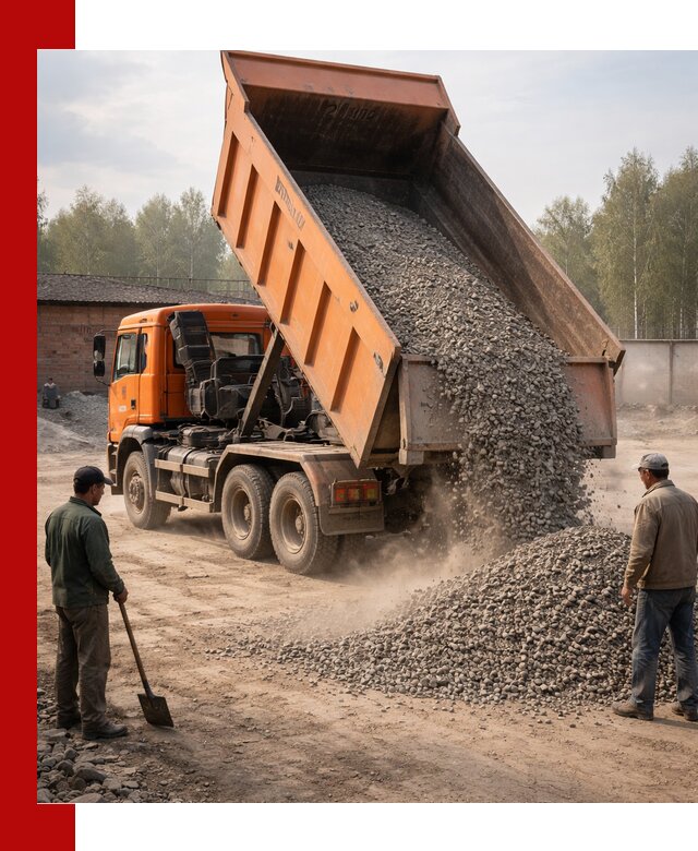 Доставка самосвалом 20 м3 в Курганинске быстро и надежно