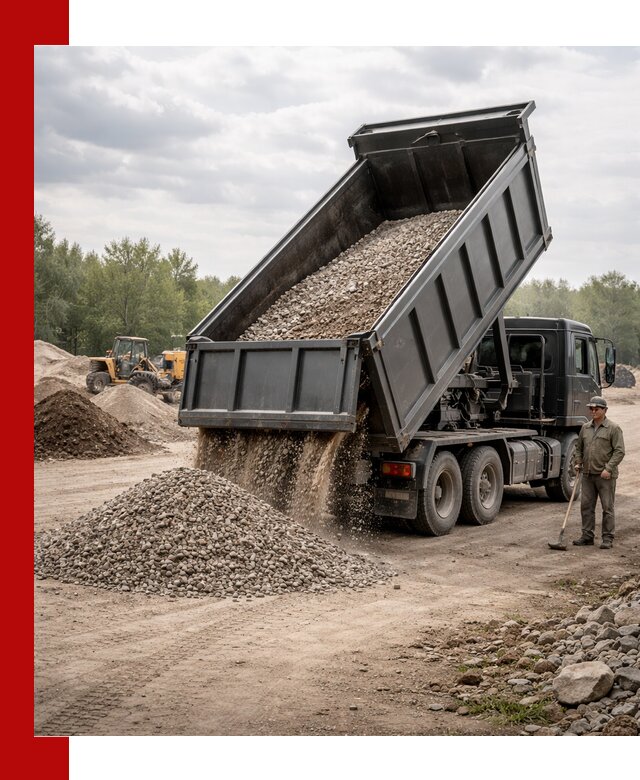 Доставка самосвалом 30 м3 по выгодным ценам в Курганинске