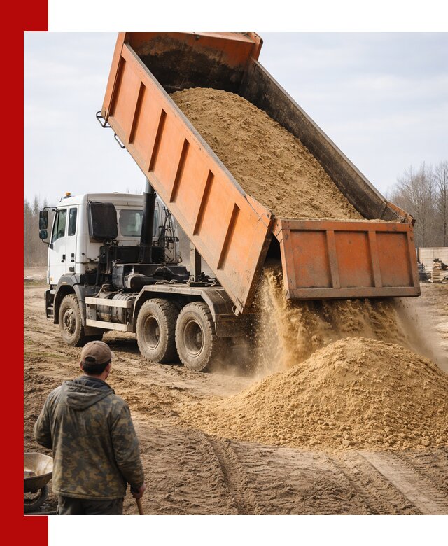 Аренда самосвала 20 тонн для перевозки грузов в Курганинске