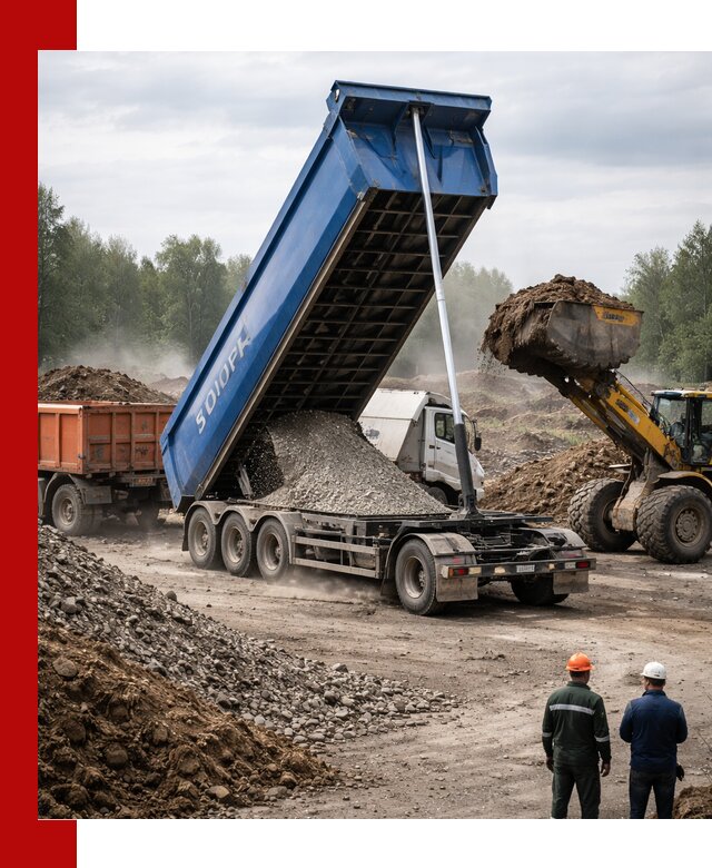 Аренда тонар 40 тонн в Курганинске с доставкой материалов