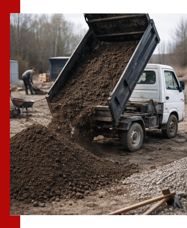 Аренда минисамосвала в Курганинске для доставки сыпучих материалов