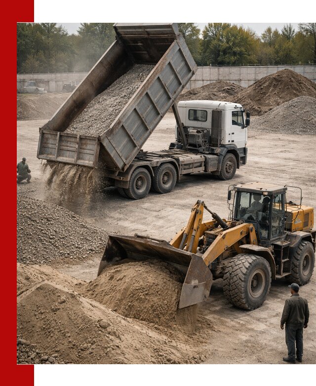 Перевозка сыпучих грузов самосвалами и бортовыми в Курганинске