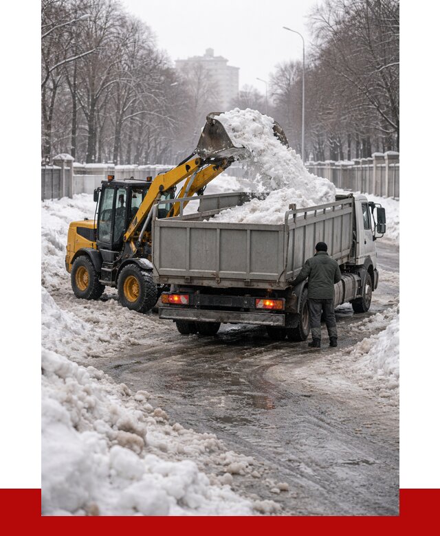 Вывоз снега с погрузкой в Курганинске от 3640 р. ПРОНЕРУДКгн