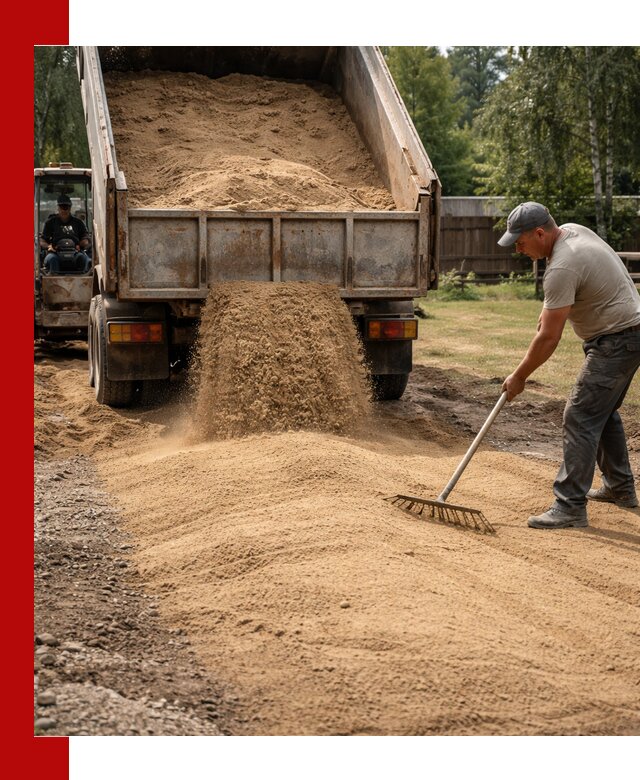 Отсыпка участка песком в Курганинске быстро и качественно
