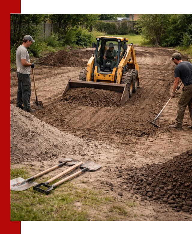 Планировка участка грунтом с вывозом и доставкой в Курганинске